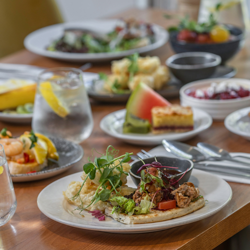 <p>FRENCH & GREEK LUNCH MENUS</p>